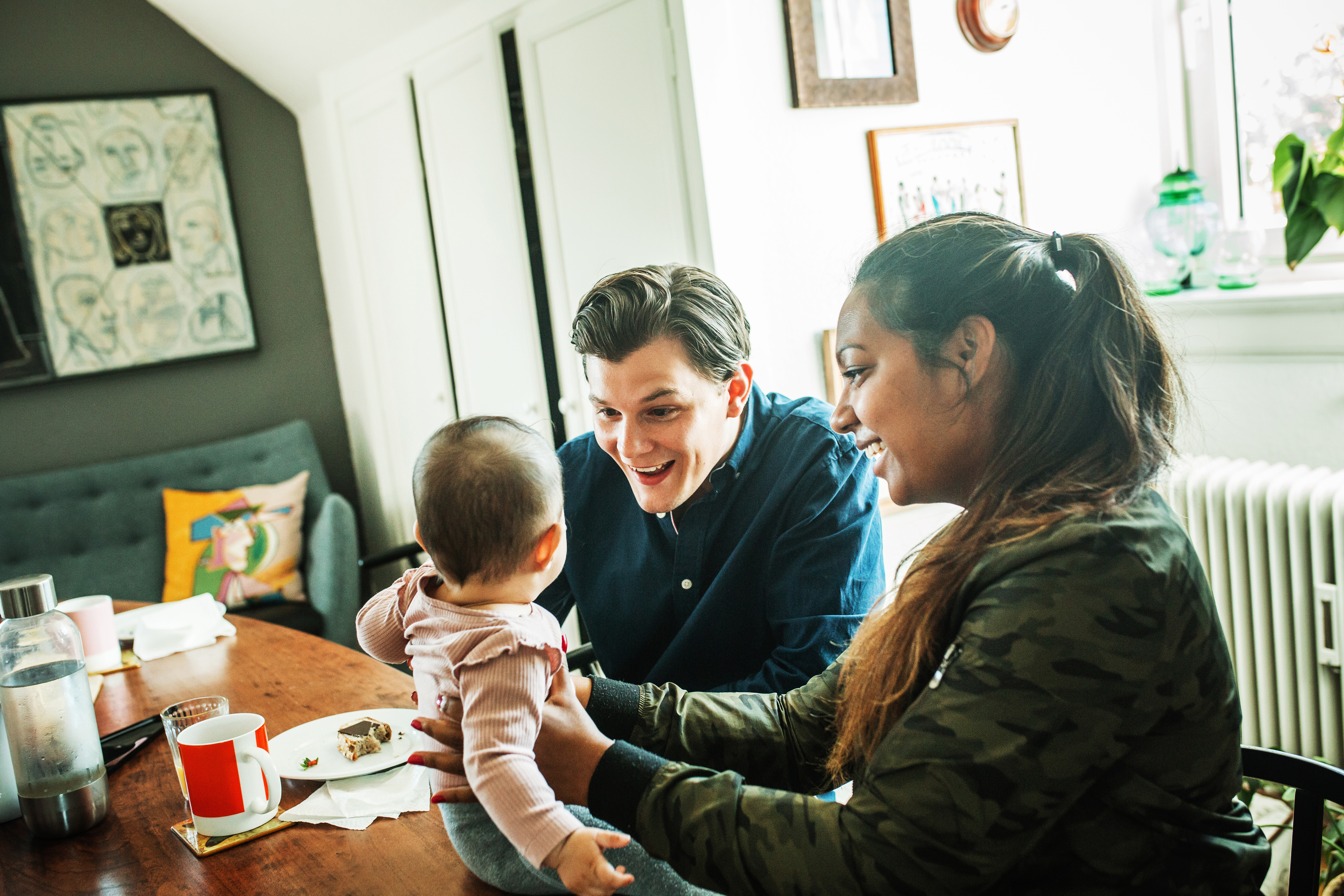 Glad familie