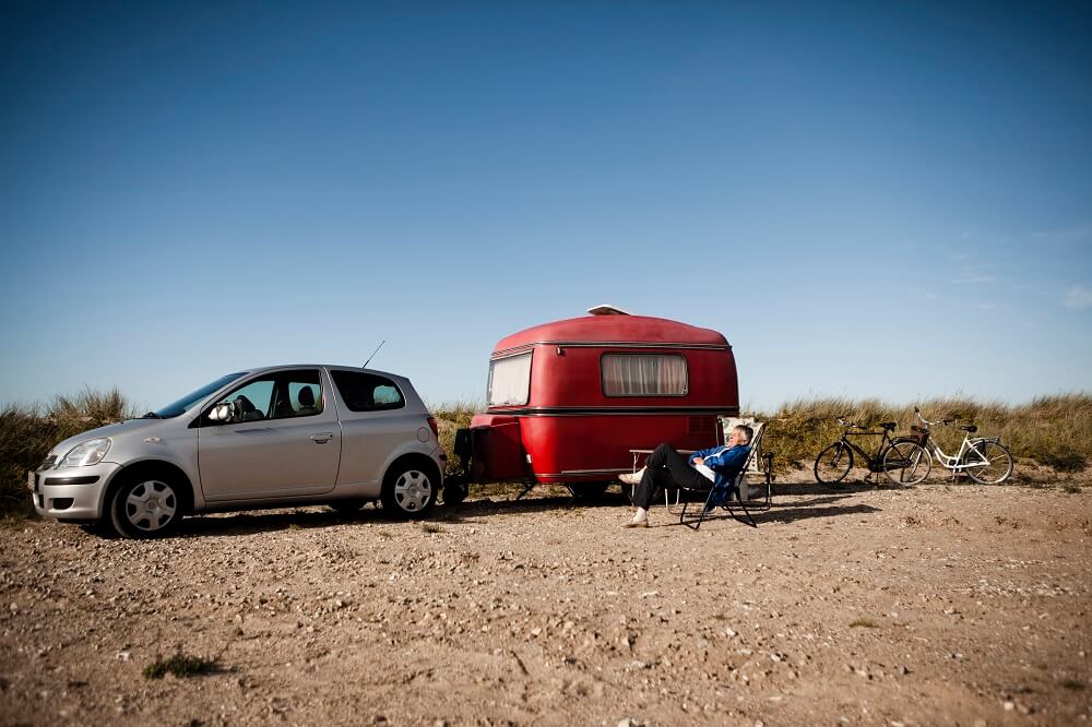 Du kan anmelde dine skader på campingvogn og anhænger her. Gør det online og gratis.