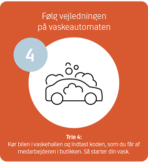Guide til bilvask hos Shell-7Eleven - step 4