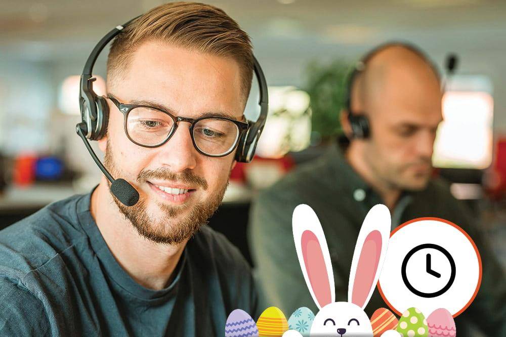 Ring til TJM forsikring i påsken